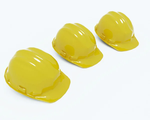 Casco de seguridad - Color amarillo —  Fotos de Stock