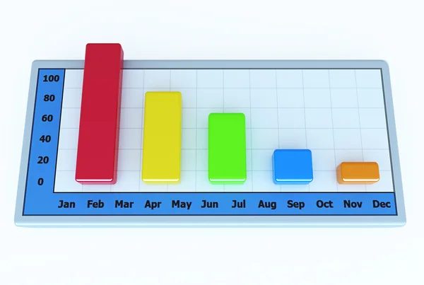 Color chart — Stock Photo, Image