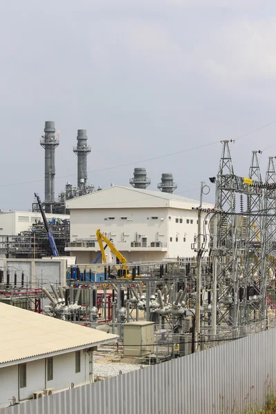 Construcción de una central eléctrica, al este de Tailandia —  Fotos de Stock
