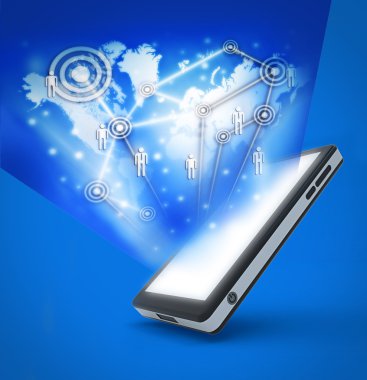 hareket eden telefon ile iletişim teknolojisi