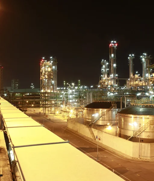 Petroleum och kemiska anläggningar — Stockfoto