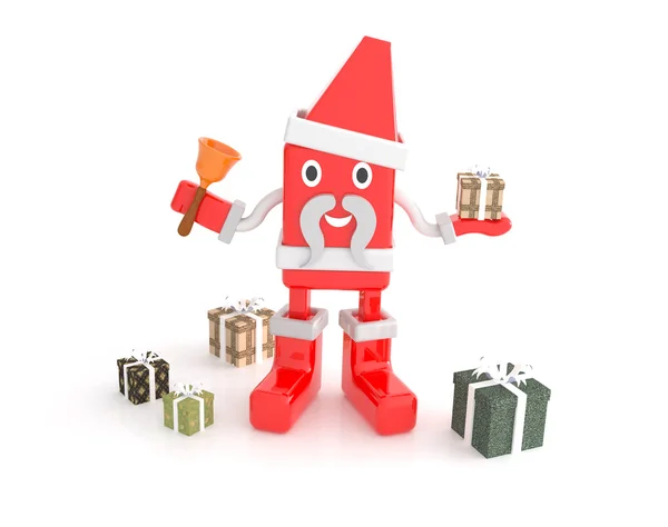 Santa claus - 3d personage — Stockfoto