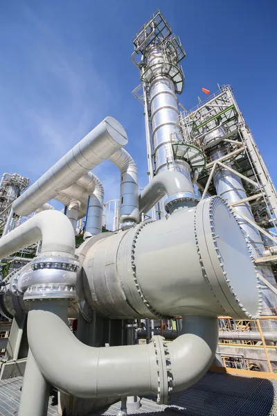 Intercambiador de calor en planta industrial —  Fotos de Stock