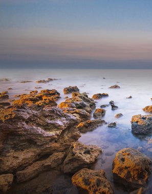güzel kış deniz manzarası