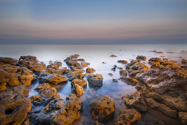 美丽的冬天海景 — 图库照片