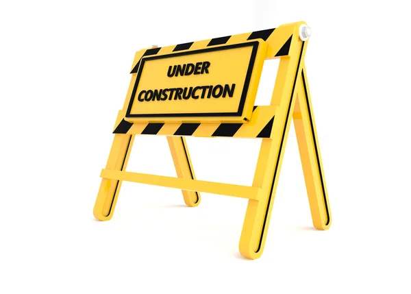 3D Under construction — Stock Photo, Image
