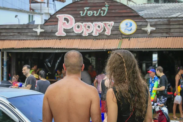 CIDADE DE PATTAYA, TAILÂNDIA - 2014 19 DE ABRIL: Celebração da Nova Tailândia — Fotografia de Stock