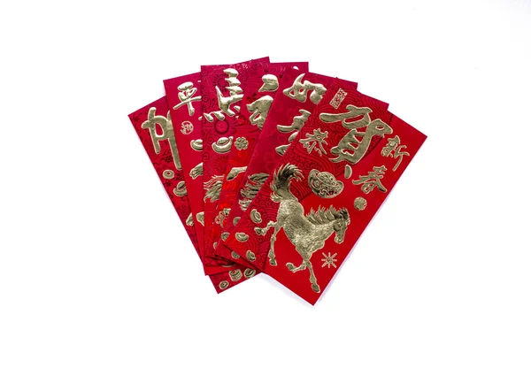 Красный конверт Ангпау — стоковое фото