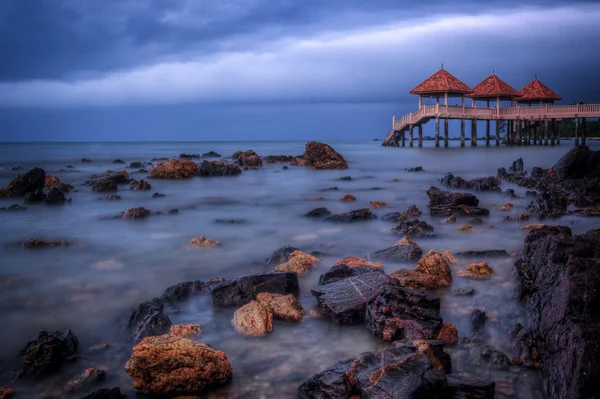 Vista sul mare al mattino — Foto Stock