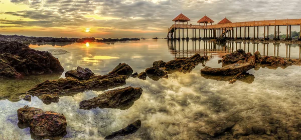 Vista sul mare al mattino — Foto Stock