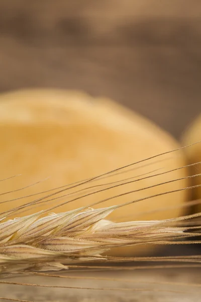 Orecchio e pane di grano — Foto Stock
