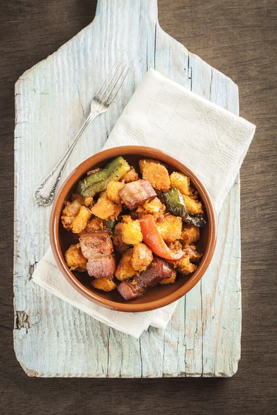 Migas - İspanyol ekmek yemek