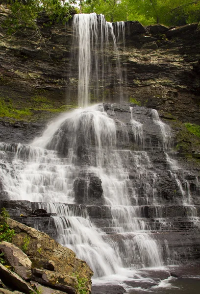 Водопад в округе Джайлз Стоковое Фото