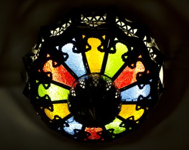 Arapça tarzı renkli tavan lambası ışık