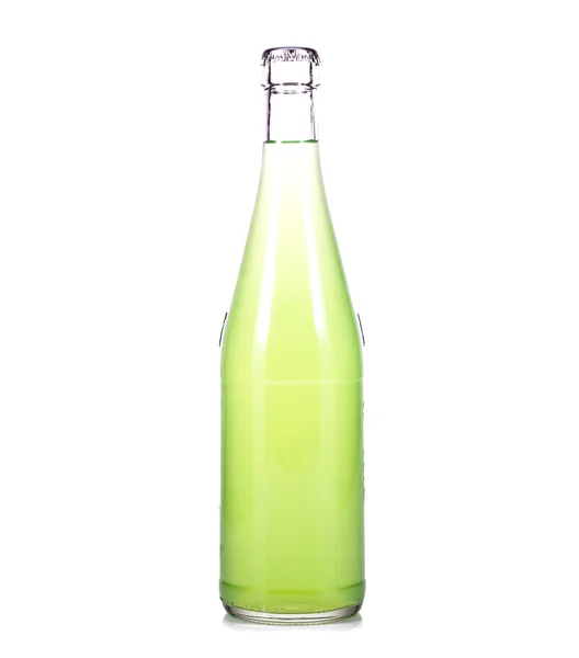Bottle of fresh lemonade Stockafbeelding