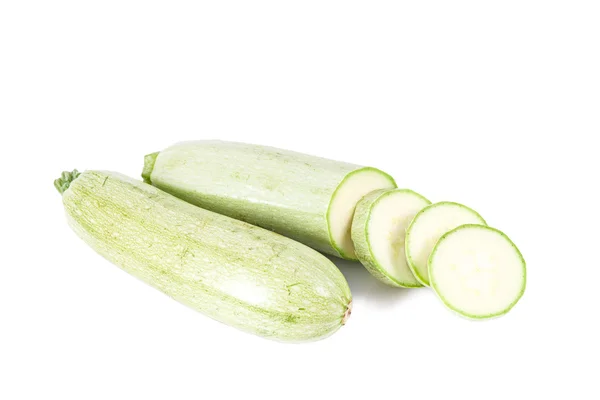 Médula verde fresca aislada sobre fondo blanco —  Fotos de Stock