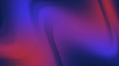 Bükülmüş mavi ve kırmızı yumuşak eğimli arkaplan hareket halinde