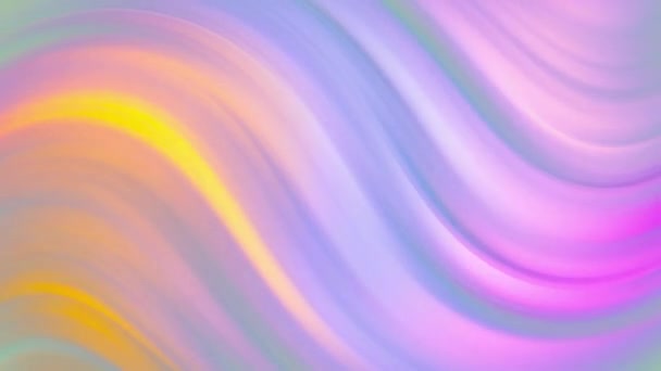 Фиолетовый Лента Абстрактный Мягкой Жидкости Анимации Фон — стоковое видео