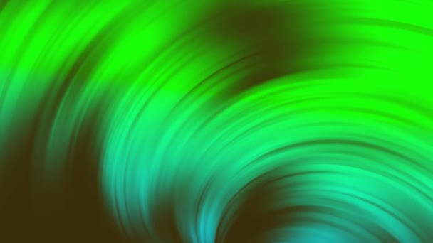 Twisted Gradient Green Animation Wavy Background — Stock Video