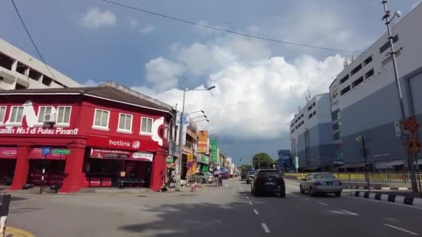 Georgetown Penang Malaysia May 2021 Pov Moving Lebuh Lim Chwee — стокове відео