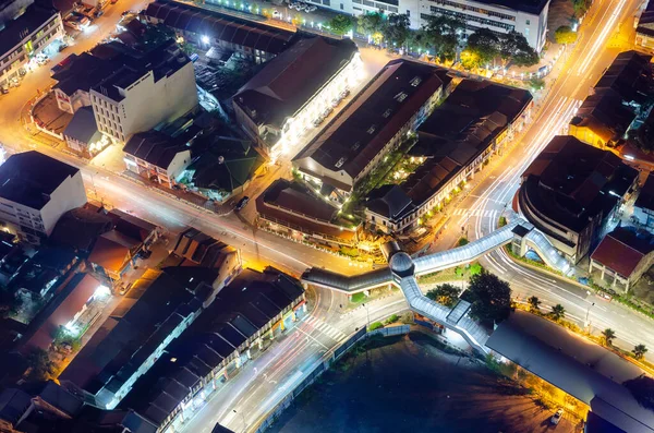 Georgetown Kuala Lumpur Malásia Junho 2017 Penang Road Pedestrian Bridge — Fotografia de Stock