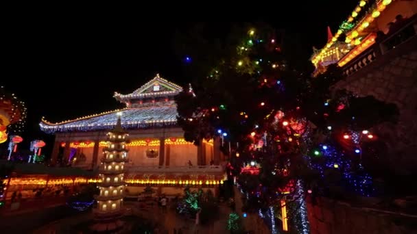 Ayer Itam Penang Malajsie Února 2022 Paning View Outdoor Architecture — Stock video