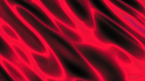 Fractal brilho onda vermelha padrão abstrato — Fotografia de Stock