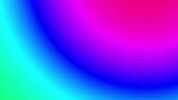 Färgglada Glow Gradient Spektral Radiellt Mönster — Stockvideo