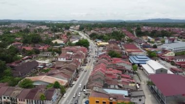 Pusing, Perak, Malezya - Mayıs 03 2022: Öğleden sonra Pusing kasabası