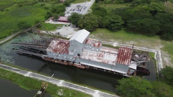 Kampar Perak Malaysia Maj 2022 Drönarskott Roterande Tanjung Tualang Tin — Stockvideo