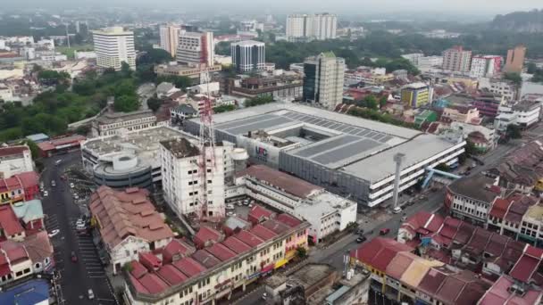 Ipoh Perak Malezya Mayıs 2022 Ipoh Kasabasında Hava Manzaralı Utc — Stok video