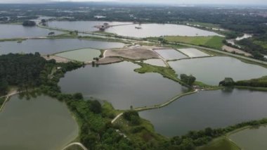 Kampar, Perak 'ta havadan izlenen teneke madencilik gölü