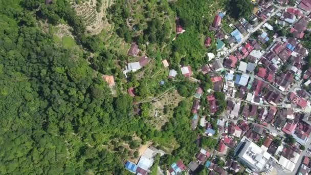 Vista Aérea Vivienda Residencial Cerca Colina Plantación Ayer Itam Malasia — Vídeos de Stock