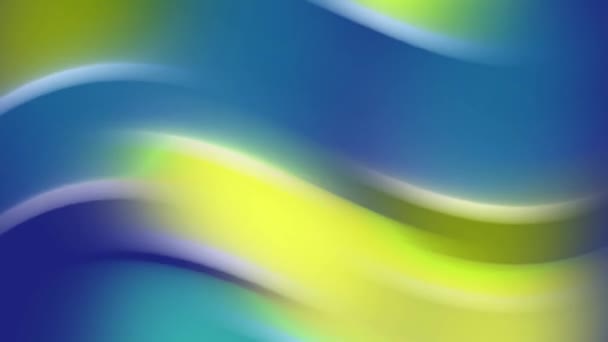 Azul Verde Amarelo Rotação Transição Turbilhão Abstrato Fundo — Vídeo de Stock