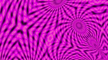 Türbülans pembe kaleydoskop animasyonu. Soyut arkaplan 2B biçimlendiriliyor