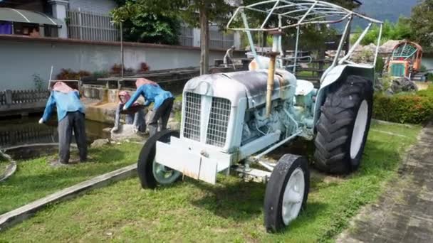 말레이시아 2022 광산에서 채굴하는 트럭을 천천히 그라벨 박물관 — 비디오