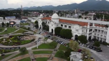 Ipoh, Perak, Malezya - Mayıs 03 2022: Hava takibi Dataran KTM