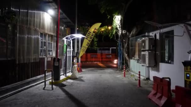 Georgetown Penang Malaysia Dec 2021 Entrance Car Hin Bus Depot — Video