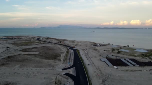 Georgetown Penang Malaysia Dec 2021 Νησί Αποκατάστασης Seri Tanjung Pinang — Αρχείο Βίντεο