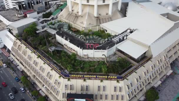 Georgetown Penang Malaysia Jun 2022 Aerial View Dinosaur Theme Park — Stockvideo