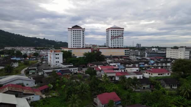 Bukit Mertajam Penang Malaysia Nov 2021 Aerial Move Summit Plaza — Αρχείο Βίντεο