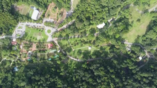 Aerial View Look Botanical Garden Penang Malaysia — Video