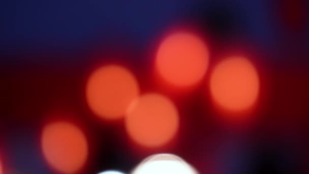 Soft Blur Bokeh Lantern Led Light Unfocus — Wideo stockowe