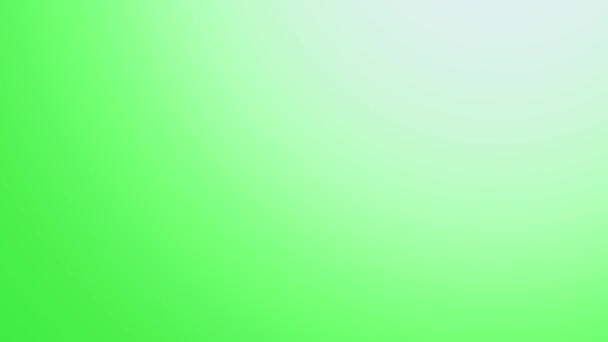 明亮的绿色渐变过渡到蓝色平滑动画背景 — 图库视频影像