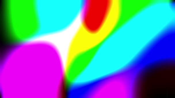 Fondo Animación Transición Color Espectral Gradiente Neblina Arco Iris Renderizado — Vídeo de stock