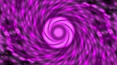 Mor kaleydoskop deseni merkezde dönüyor. Soyut arkaplan 2B biçimlendiriliyor