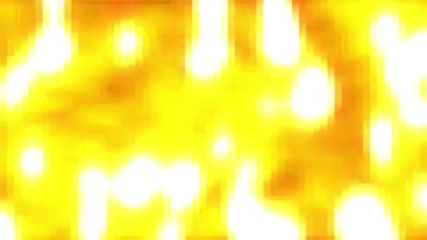 Квадратна Плитка Ефект Полум Палаючої Анімації Рендеринга Абстрактного Фону — стокове відео