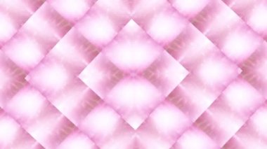 Kaleydoskop gibi bir ayna. Pembe, yumuşak, elektrik animasyonu. Soyut arkaplan 2B biçimlendiriliyor