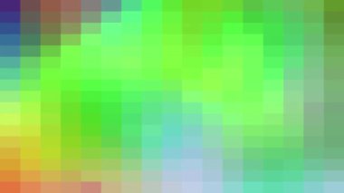 Yumuşak odak yeşil fayans dikdörtgen gradyan animasyonu. Soyut arkaplan 2B biçimlendiriliyor