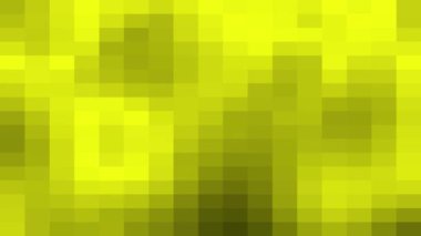 Yumuşak odaklı sarı fayans dikdörtgen gradyan animasyonu. Soyut arkaplan 2B biçimlendiriliyor